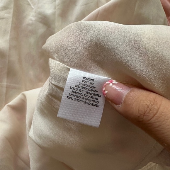 WAYF Verona Etched Floral Gown White Pink Watercolor Maxi Aline Split Slit Dress - Picture 7 of 10